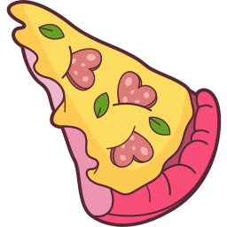Love is Pizza cursor - Custom cursor for Chrome Pointer