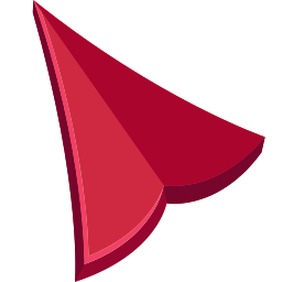 Maroon Cute Cursor Pointer