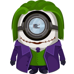 Minion Joker Character Cute Cursor Pointer