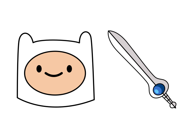 Finn Custom Cursor for Chrome from Adventure Time Cursors Collection