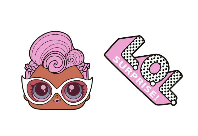 Grunge Grrrl Custom Cursor for Chrome from L.O.L. Surprise! Cursors Collection