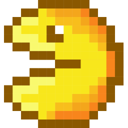Pac-Man Pixel Cute Cursor Pointer
