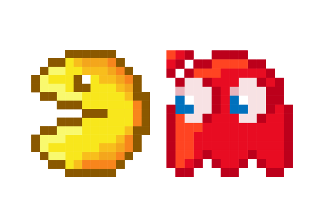 Pac-Man Pixel Custom Cursor for Chrome from Cute Pixel Cursors Collection