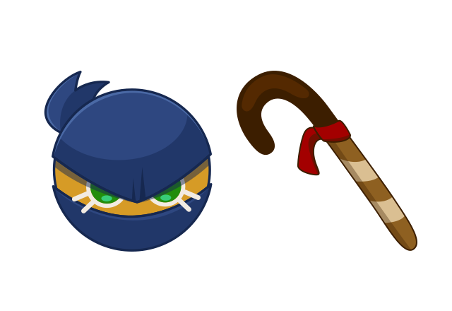 Ninja Cookie Custom Cursor for Chrome from Video Games Cursors Collection