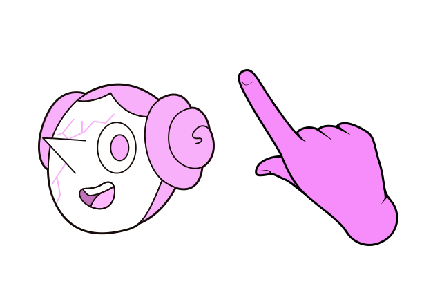 Pink Pearl Custom Cursor for Chrome from Steven Universe Cursors Collection