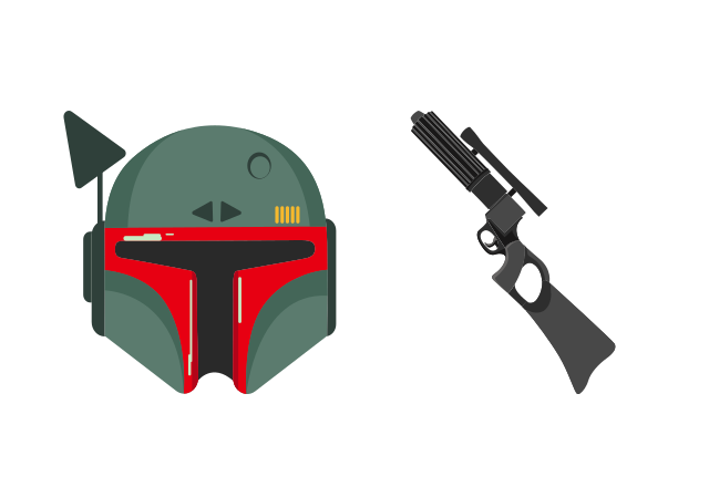 Boba Fett Custom Cursor for Chrome from Star Wars Cursors Collection
