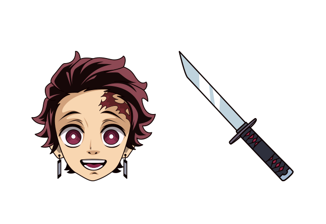 Tanjiro Kamado Custom Cursor for Chrome from Demon Slayer Cursors Collection