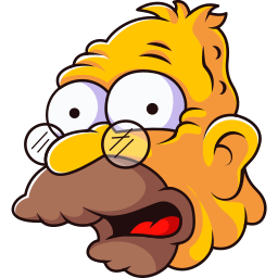 Abraham Simpson cursor - Custom cursor for Chrome Pointer