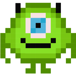 Monsters, Inc. Pixel Cute Cursor Pointer