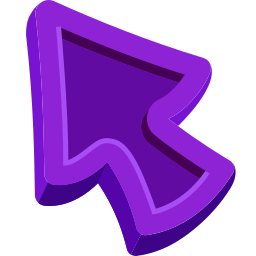 The Purple Cute Cursor Pointer