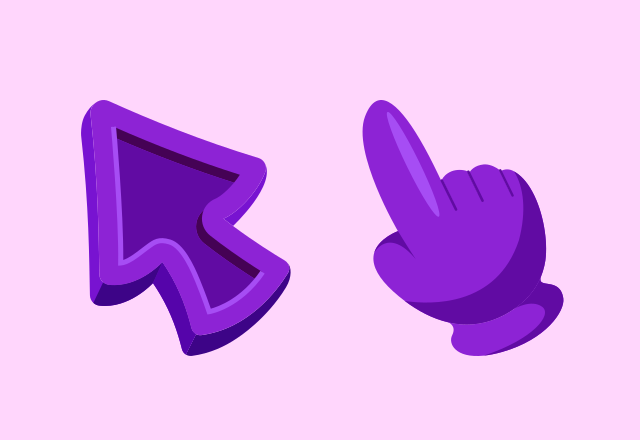 Purple Space cursor – Custom Cursor