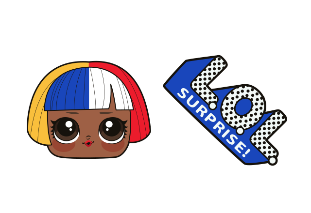 Shapes L.O.L Doll Custom Cursor for Chrome from L.O.L. Surprise! Cursors Collection