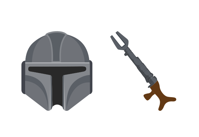 The Mandalorian Custom Cursor for Chrome from Star Wars Cursors Collection