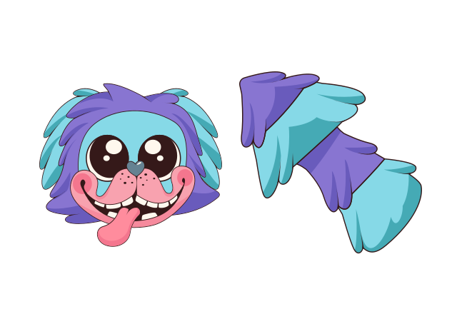 PJ Pug-a-Pillar Custom Cursor for Chrome from Video Games Cursors Collection