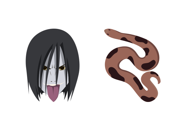 Orochimaru Custom Cursor for Chrome from Naruto Cursors Collection