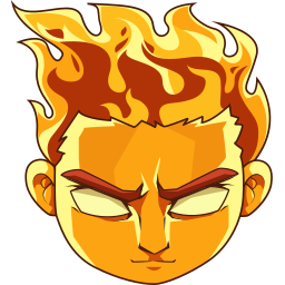 Human Torch cursor - Custom cursor for Chrome Pointer