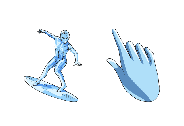 Shalla-Bal Custom Cursor for Chrome from Marvel Comics Cursors Collection