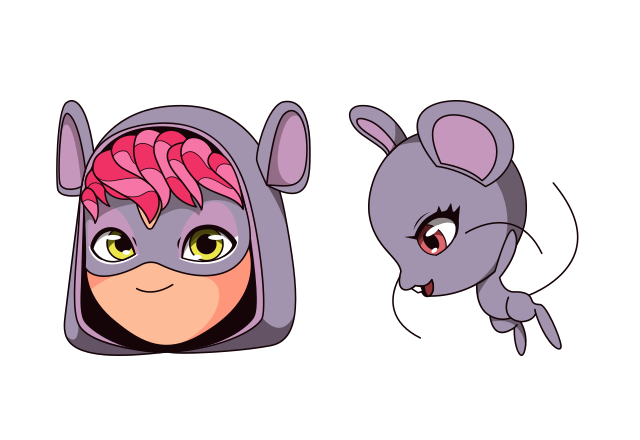 Mylene Haprele and Mullo Custom Cursor for Chrome from Ladybug & Cat Noir Cursors Collection