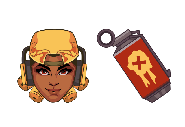Raze Custom Cursor for Chrome from Video Games Cursors Collection