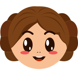Star Wars Princess Leia Cute Cursor Pointer