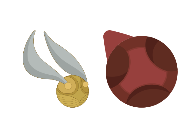 Snitch and Quaffle Custom Cursor for Chrome from Harry Potter Cursors Collection