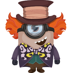 Minion The Mad Hatter Character Cute Cursor Pointer