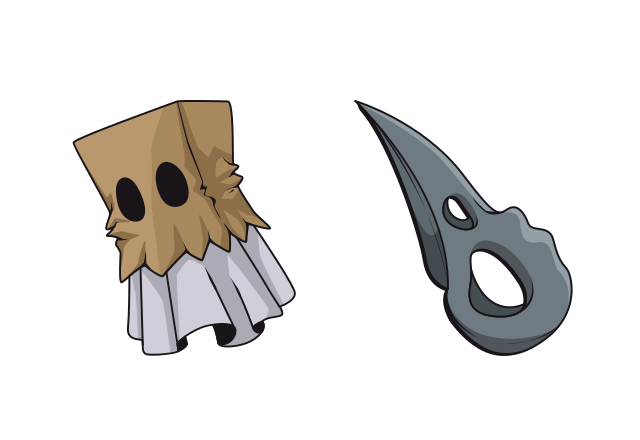 Ghost Robber Custom Cursor for Chrome from Halloween Cursors Collection