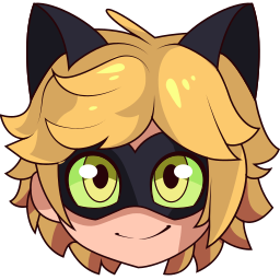 Cat Noir and Plagg cursor - Custom cursor for Chrome Pointer
