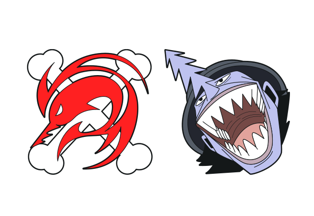 Arlong Flag Custom Cursor for Chrome from One Piece Flags Cursors Collection