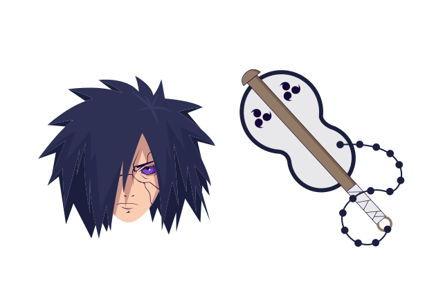 Madara Uchiha Custom Cursor for Chrome from Naruto Cursors Collection