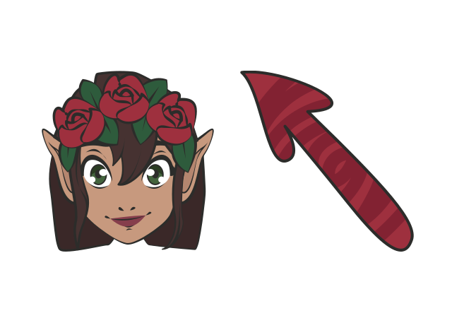 Hannahxxrose Custom Cursor for Chrome from Dream SMP Cursors Collection