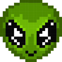 Alien Pixel Cute Cursor Pointer