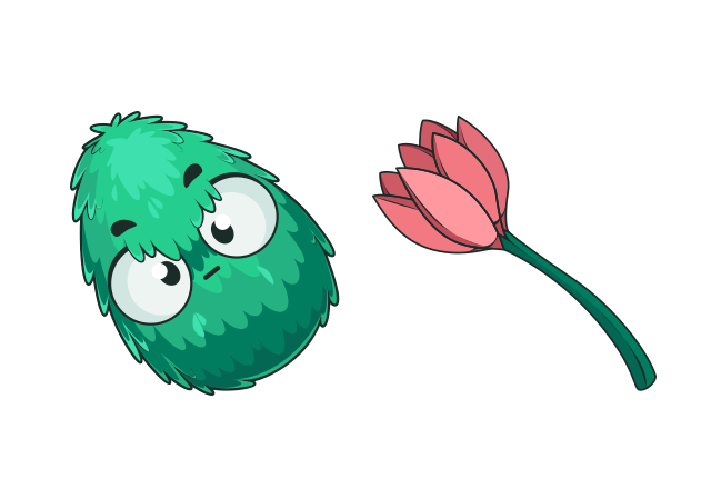 Easter Forest Monster Custom Cursor for Chrome from Easter Cursors Collection