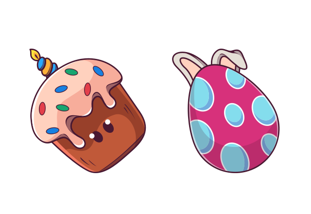 Easter Bread Custom Cursor for Chrome from Easter Cursors Collection
