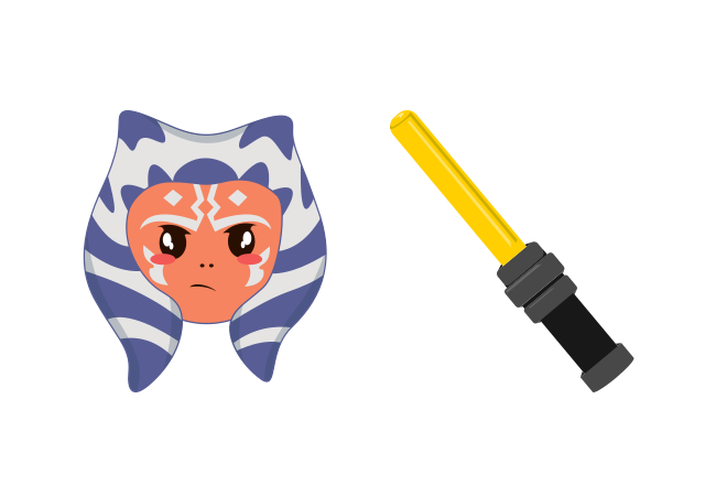 Ahsoka Tano Custom Cursor for Chrome from Star Wars Cursors Collection
