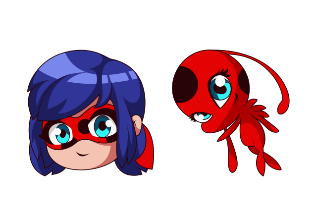 Ladybug and Tikki Custom Cursor for Chrome from Ladybug & Cat Noir Cursors Collection