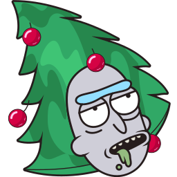 Christmas Rick and Morty custom cursor for Chrome Pointer
