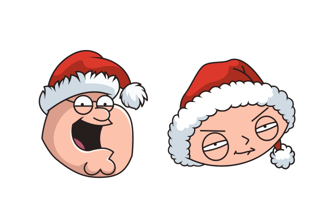 Christmas Peter and Stewie Custom Cursor for Chrome from Merry Christmas and Happy New Year 2026 Cursors Collection