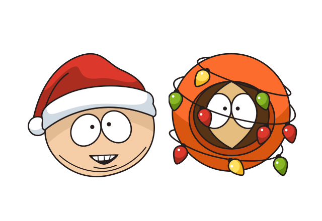 Christmas Eric and Kenny Custom Cursor for Chrome from Merry Christmas and Happy New Year 2026 Cursors Collection
