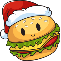 Christmas Burger cursor - Custom cursor for Chrome Pointer