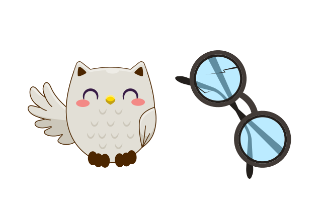 Owl Hedwig Custom Cursor for Chrome from Harry Potter Cursors Collection