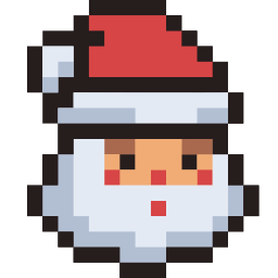 Pixel Santa cursor - Custom cursor for Chrome Pointer