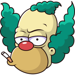 Krusty the Clown cursor - Custom cursor for Chrome Pointer