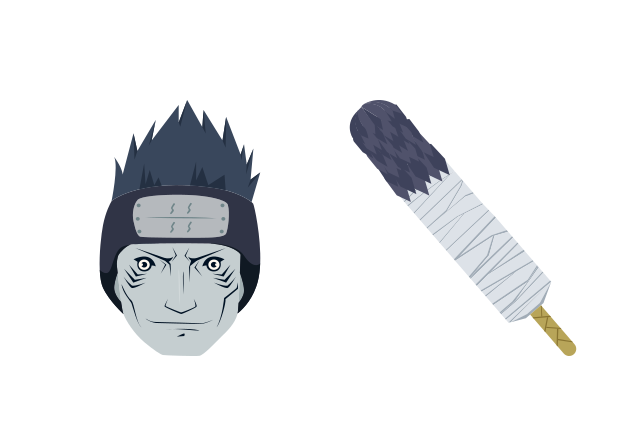 Kisame Hoshigaki Custom Cursor for Chrome from Naruto Cursors Collection