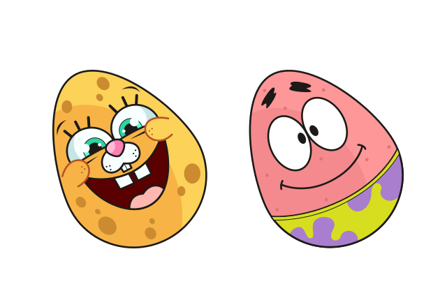 SpongeBob and Patrick cute custom cursor for Chrome