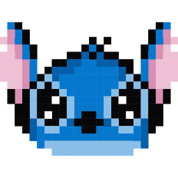 Stitch Pixel Cute Cursor Pointer