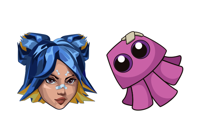 Neon Custom Cursor for Chrome from Video Games Cursors Collection