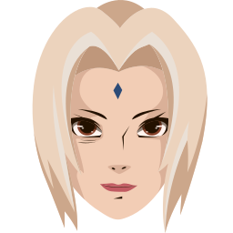 Naruto Tsunade Cute Cursor Pointer