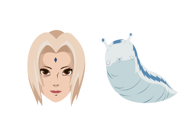 Tsunade Custom Cursor for Chrome from Naruto Cursors Collection