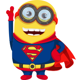 Minion Superman Character Cute Cursor Pointer